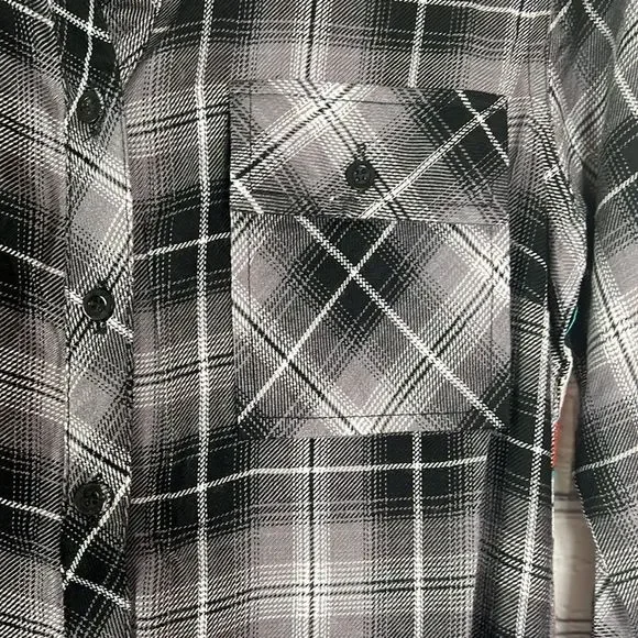 NEW Tolani Collection Neicy top button down plaid floral size XXS - Picture 7 of 14